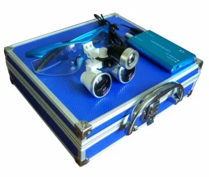 Бінокуляри 3.5х-420мм сині + LED (КОЗ)