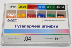 Гутаперча SANI (04 та 06 конусність)